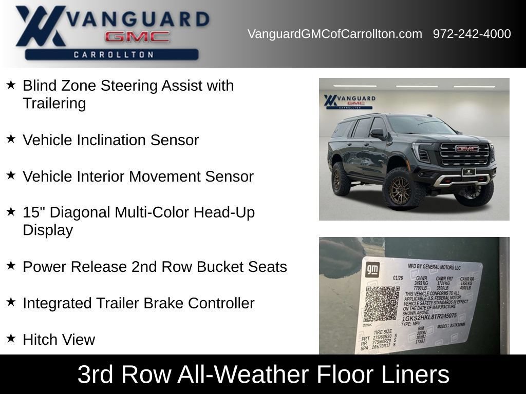 New 2026 GMC Yukon XL AT4 w/ AT4 Premium Plus Package AWD/4WD image 26