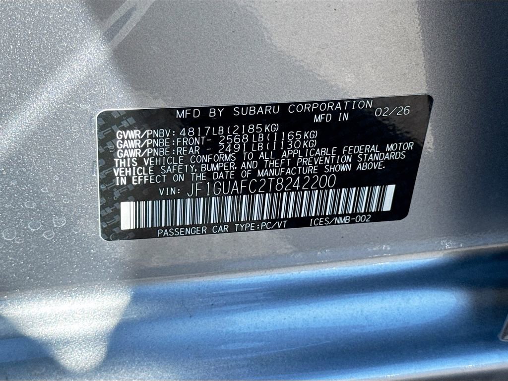 New 2026 Subaru Impreza 2.0i Sport image 29