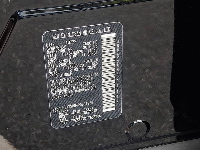 Certified 2023 Nissan Armada SL w/ Captain's Chairs Package AWD/4WD image 27