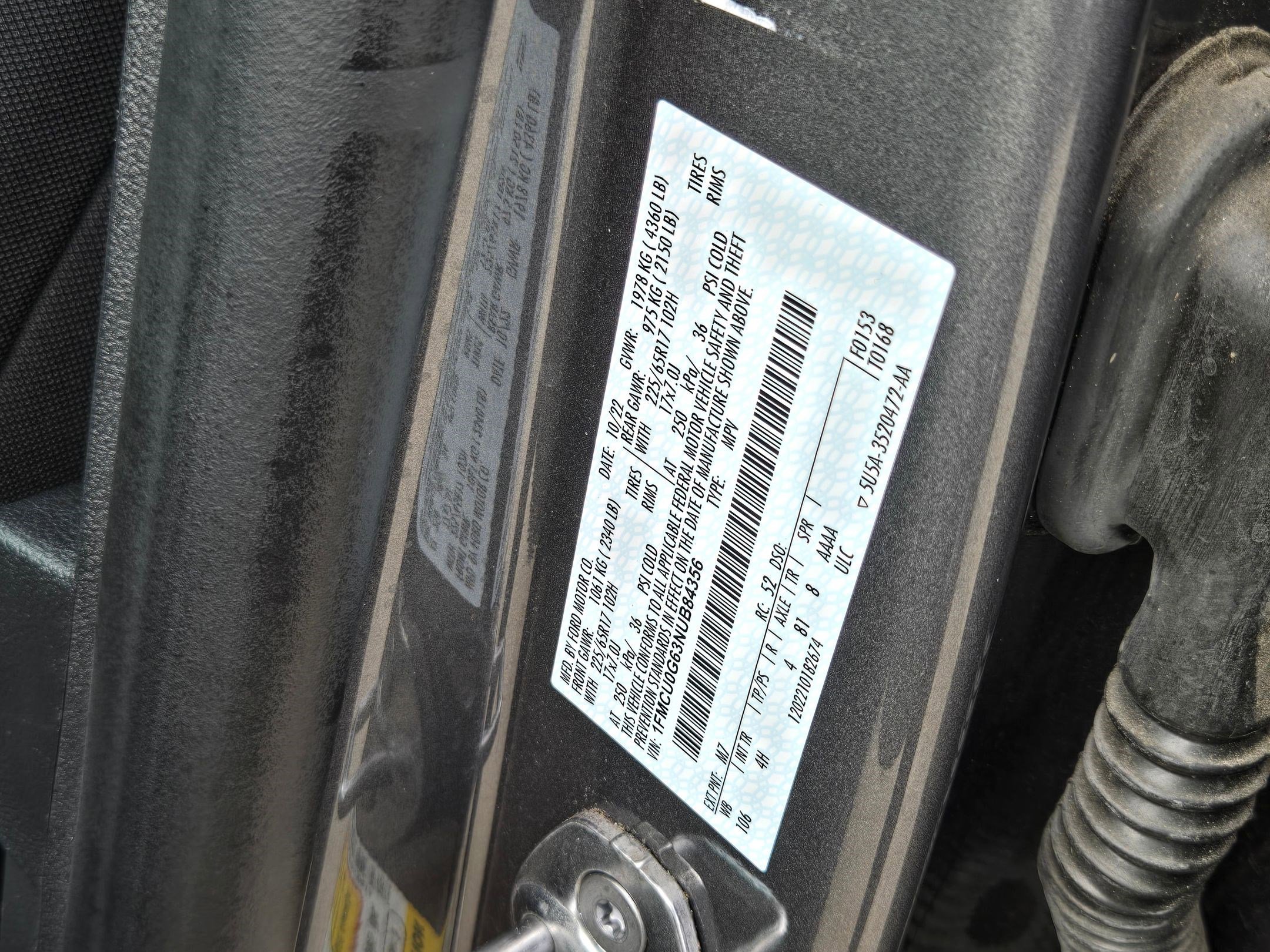 Used 2022 Ford Escape SE w/ Convenience Package image 36