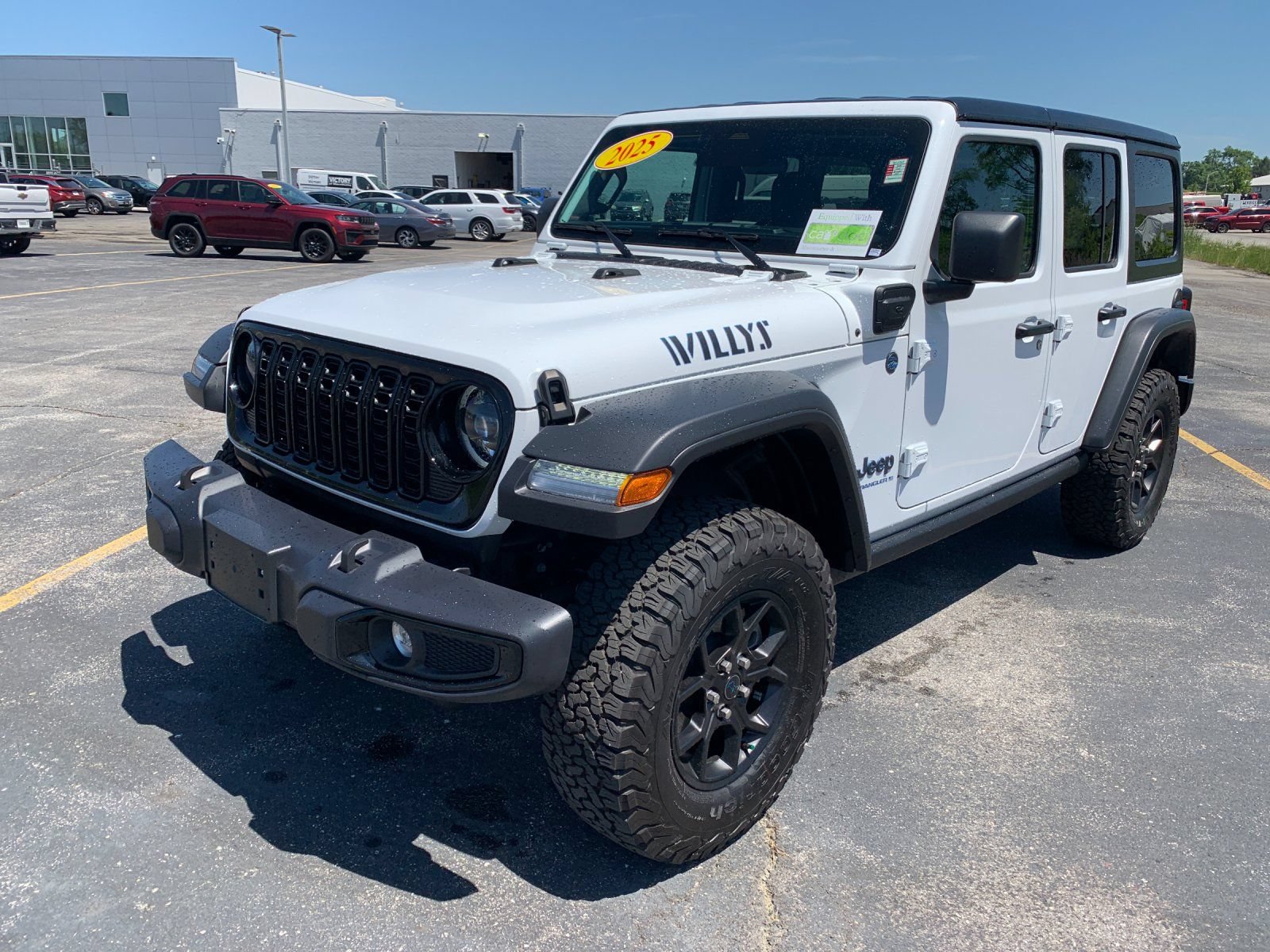 Used 2025 Jeep Wrangler Unlimited Sport S 4xe AWD/4WD image 1