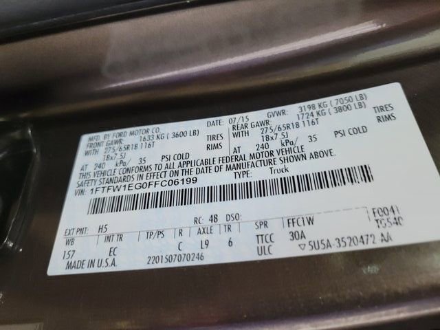 Used 2015 Ford F150 Lariat w/ Max Trailer Tow Package image 51