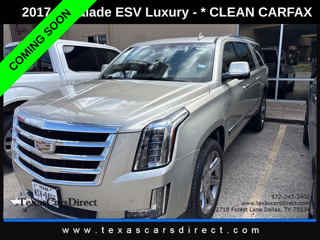 Used 2017 Cadillac Escalade ESV Luxury