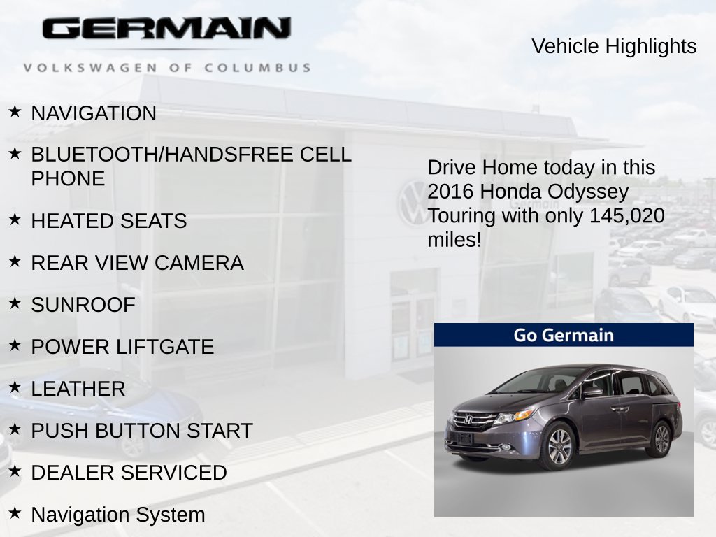 Used 2016 Honda Odyssey Touring image 4