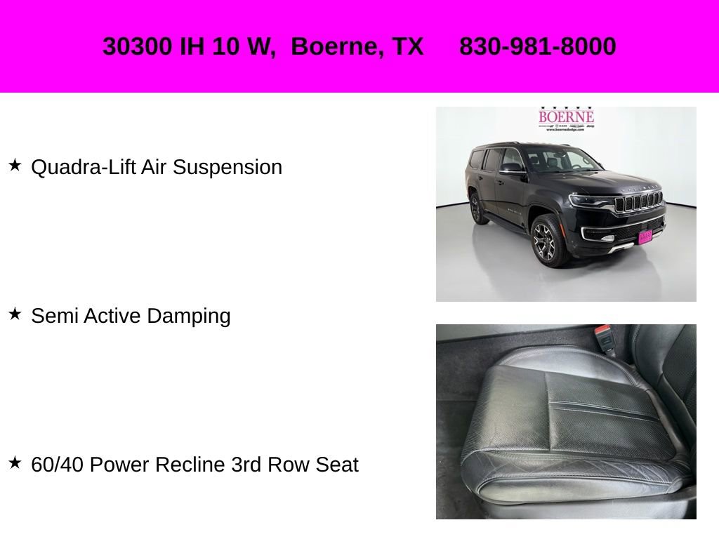 Used 2023 Jeep Wagoneer Series III w/ Preferred Equipment Group image 20
