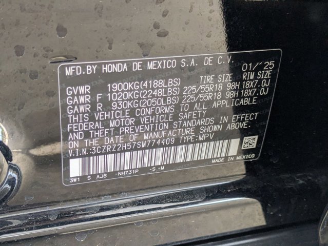 Certified 2025 Honda HR-V Sport image 22