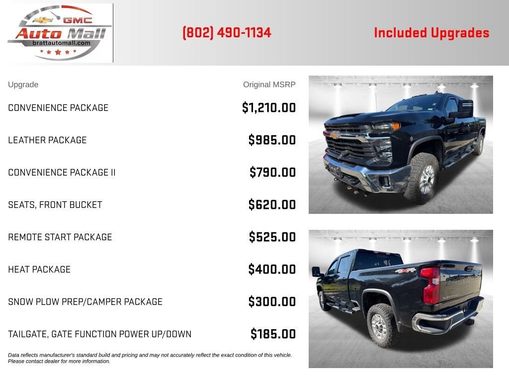 Used 2024 Chevrolet Silverado 2500 LT w/ Convenience Package AWD/4WD image 4