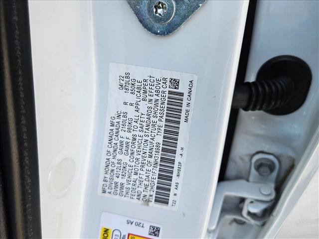 Certified 2022 Honda Civic EX image 24