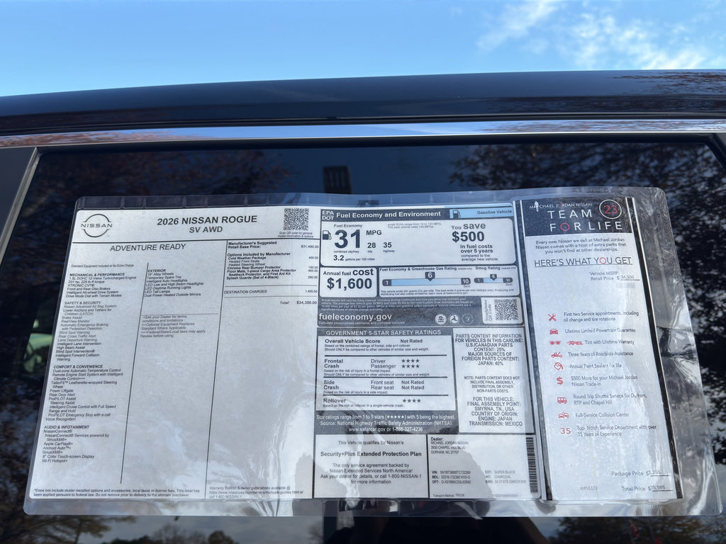 New 2026 Nissan Rogue SV w/ Cold Weather Package image 12