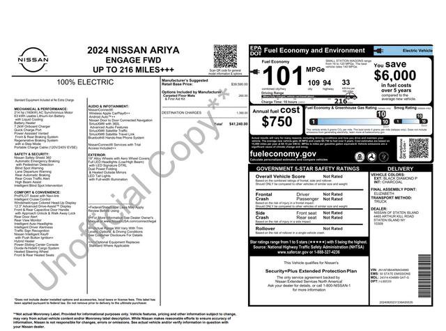 Used 2024 Nissan Ariya FWD image 2