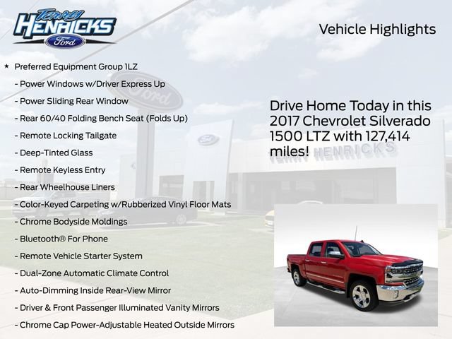 Used 2017 Chevrolet Silverado 1500 LTZ w/ Sport Package AWD/4WD image 4
