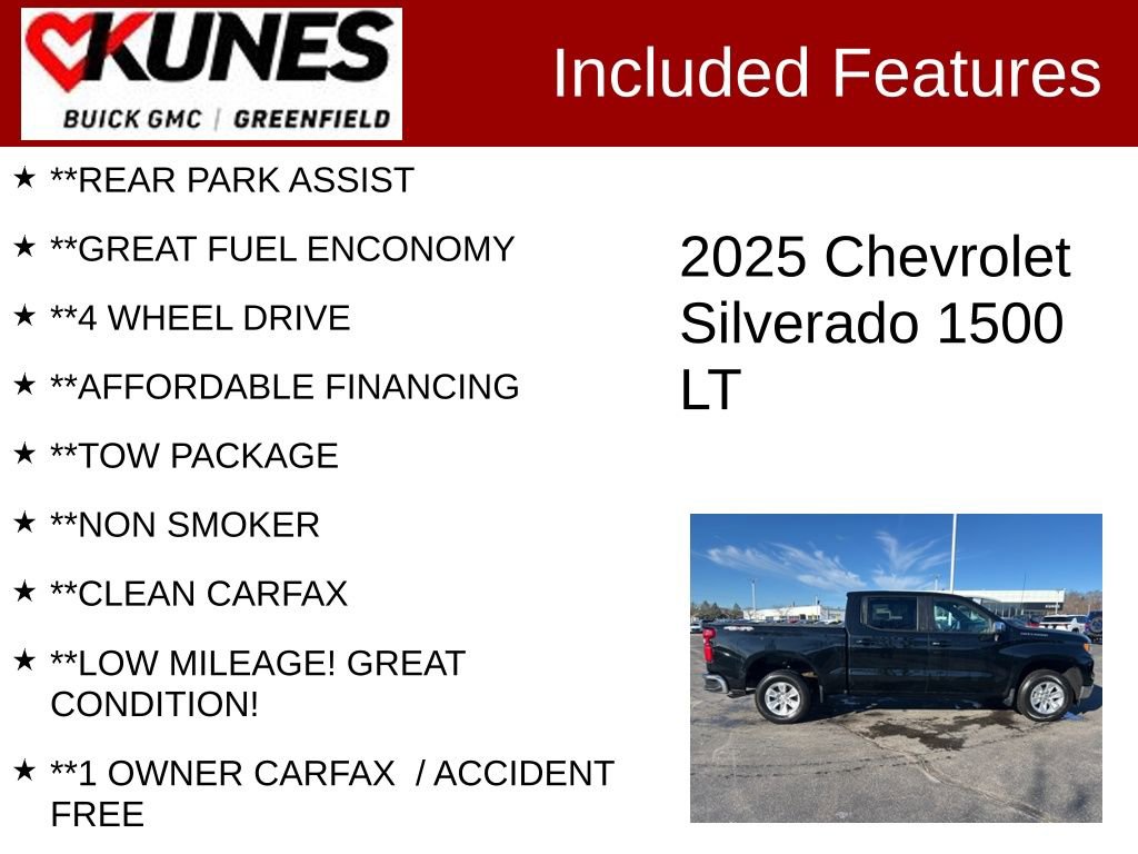 Used 2025 Chevrolet Silverado 1500 LT image 3