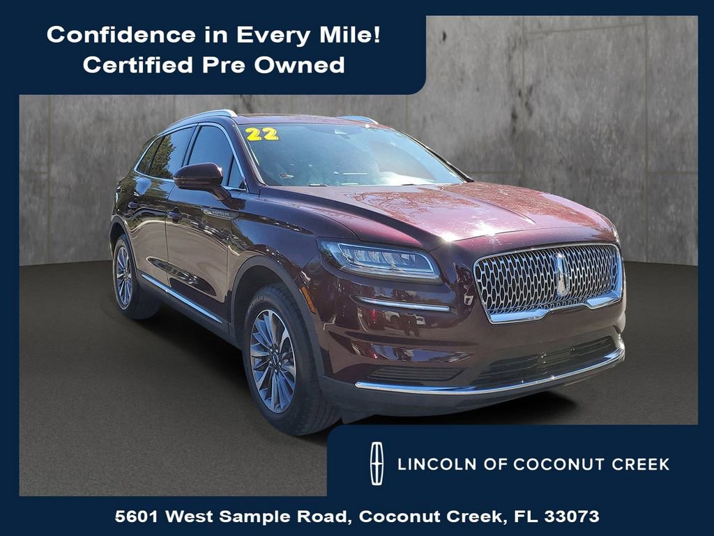 Certified 2022 Lincoln Nautilus FWD w/ Premium Package