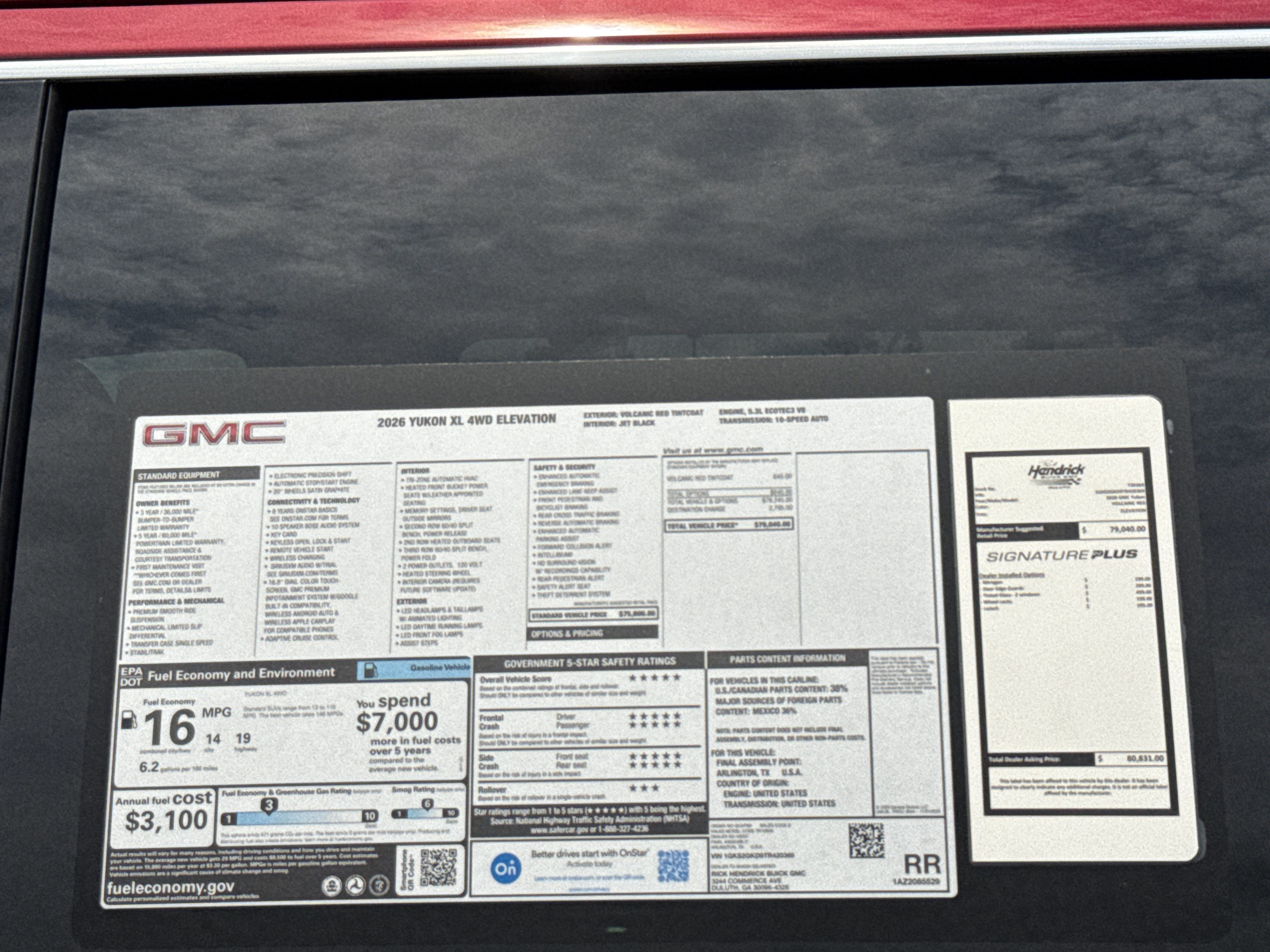 New 2026 GMC Yukon XL Elevation AWD/4WD image 40