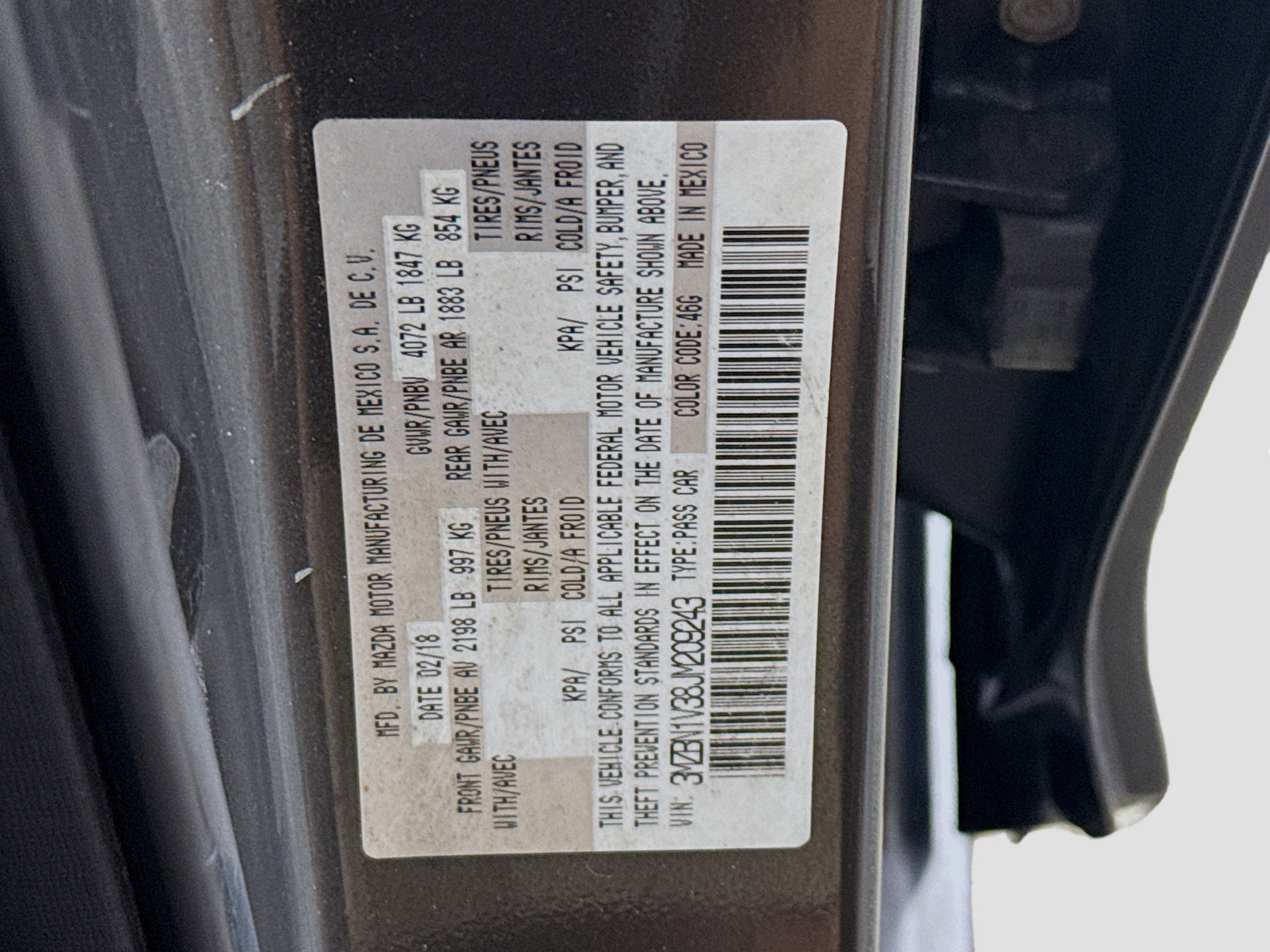 Used 2018 MAZDA MAZDA3 Touring image 40