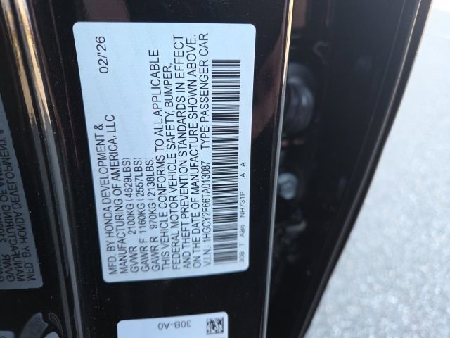 New 2026 Honda Accord EX-L image 16