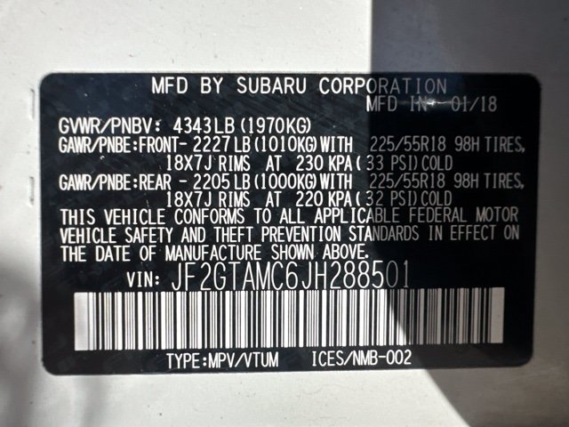 Used 2018 Subaru Crosstrek 2.0i Limited AWD/4WD image 11