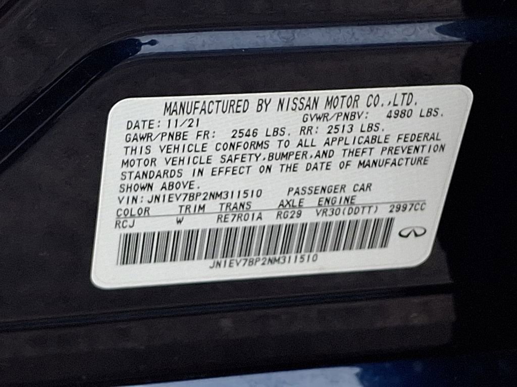 Used 2022 INFINITI Q50 Luxe w/ Cargo Package image 26