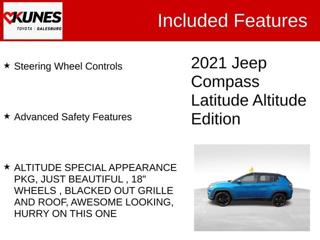 Used 2021 Jeep Compass Latitude image 3