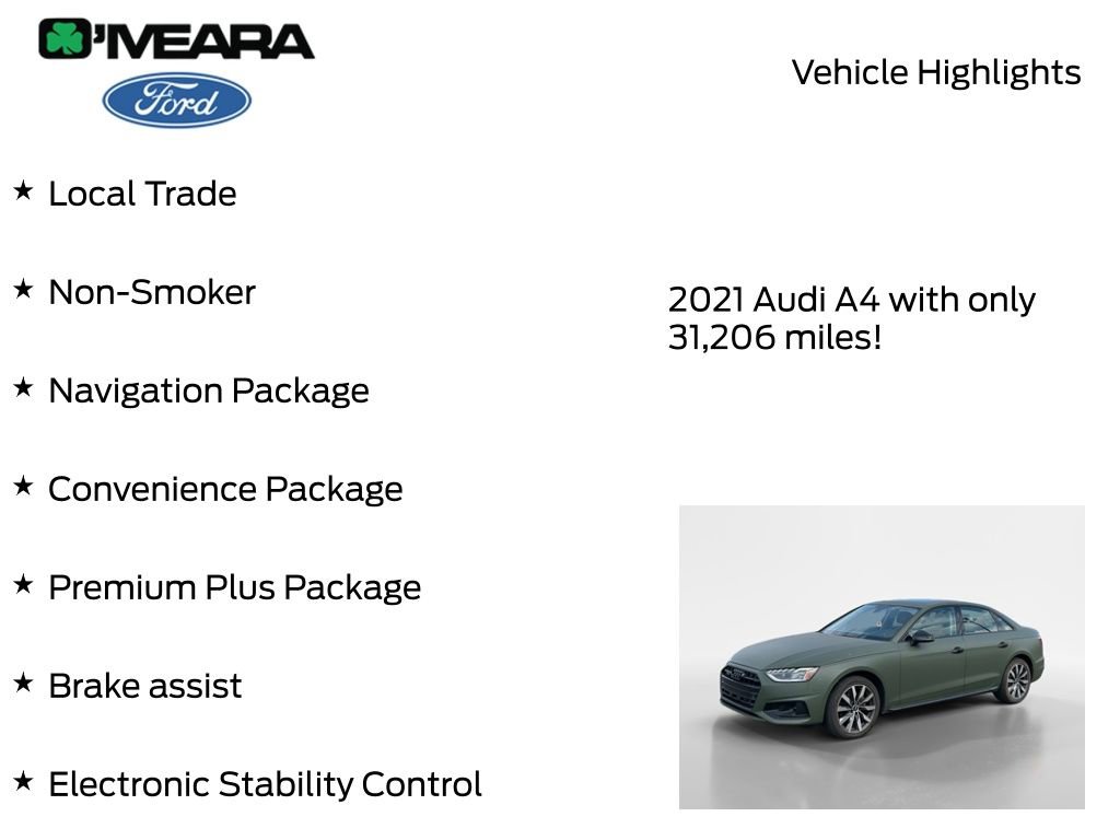 Used 2021 Audi A4 2.0T Premium Plus AWD/4WD image 7