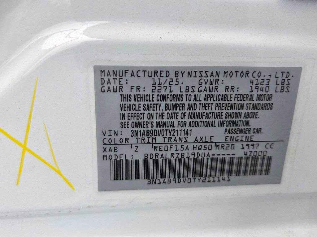 New 2026 Nissan Sentra SR w/ Floor Mat Package image 4