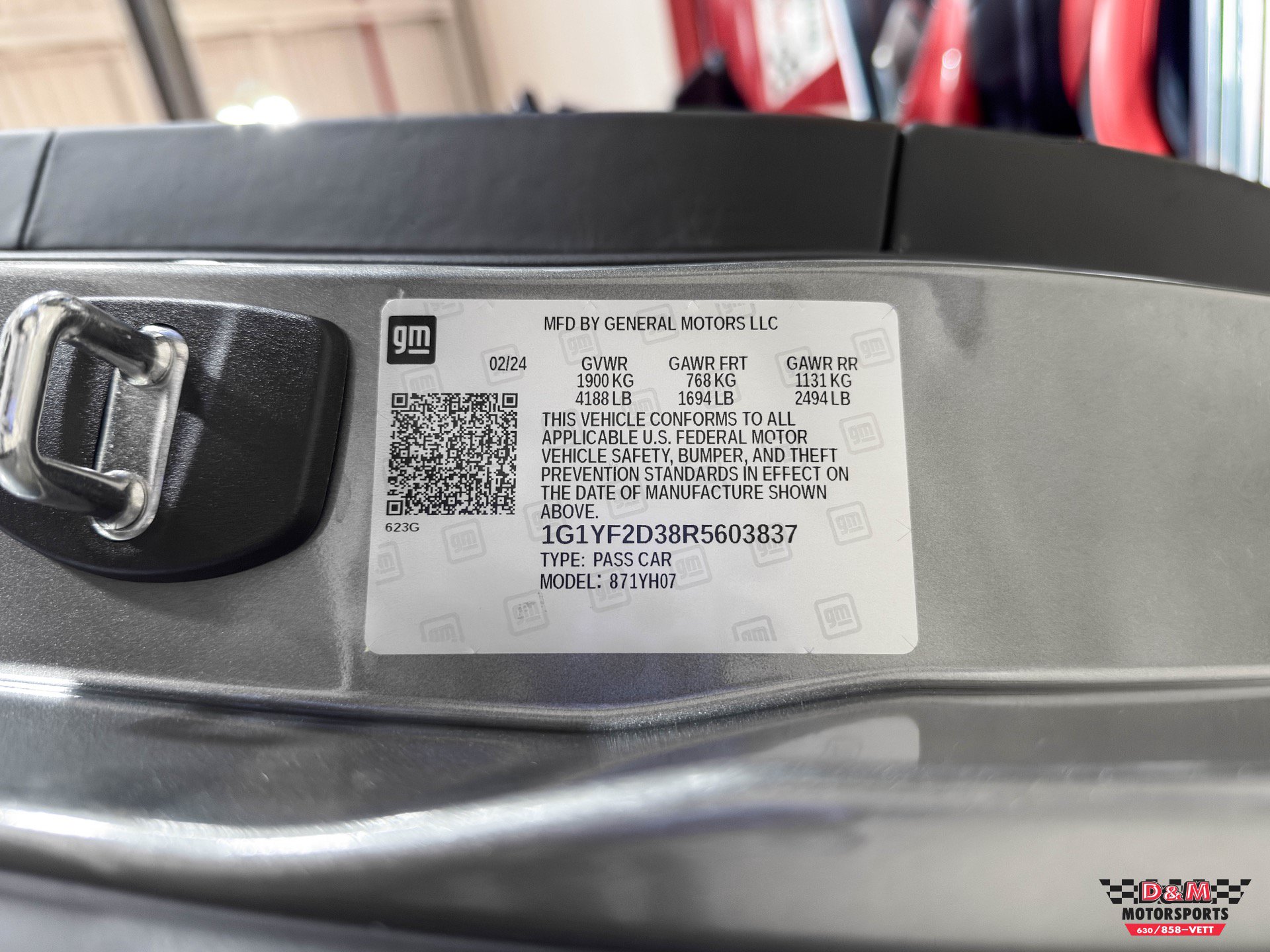 Used 2024 Chevrolet Corvette Z06 RWD image 68