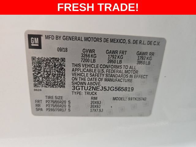Used 2018 GMC Sierra 1500 SLT AWD/4WD image 29