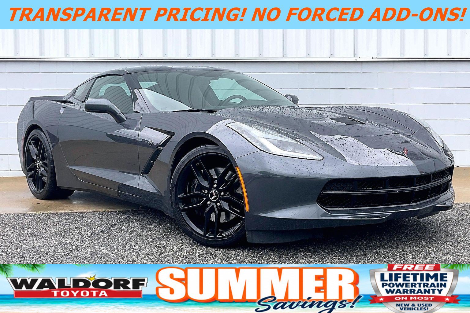 Used 2014 Chevrolet Corvette Stingray Coupe w/ 2LT Preferred Equipment Group RWD image 1