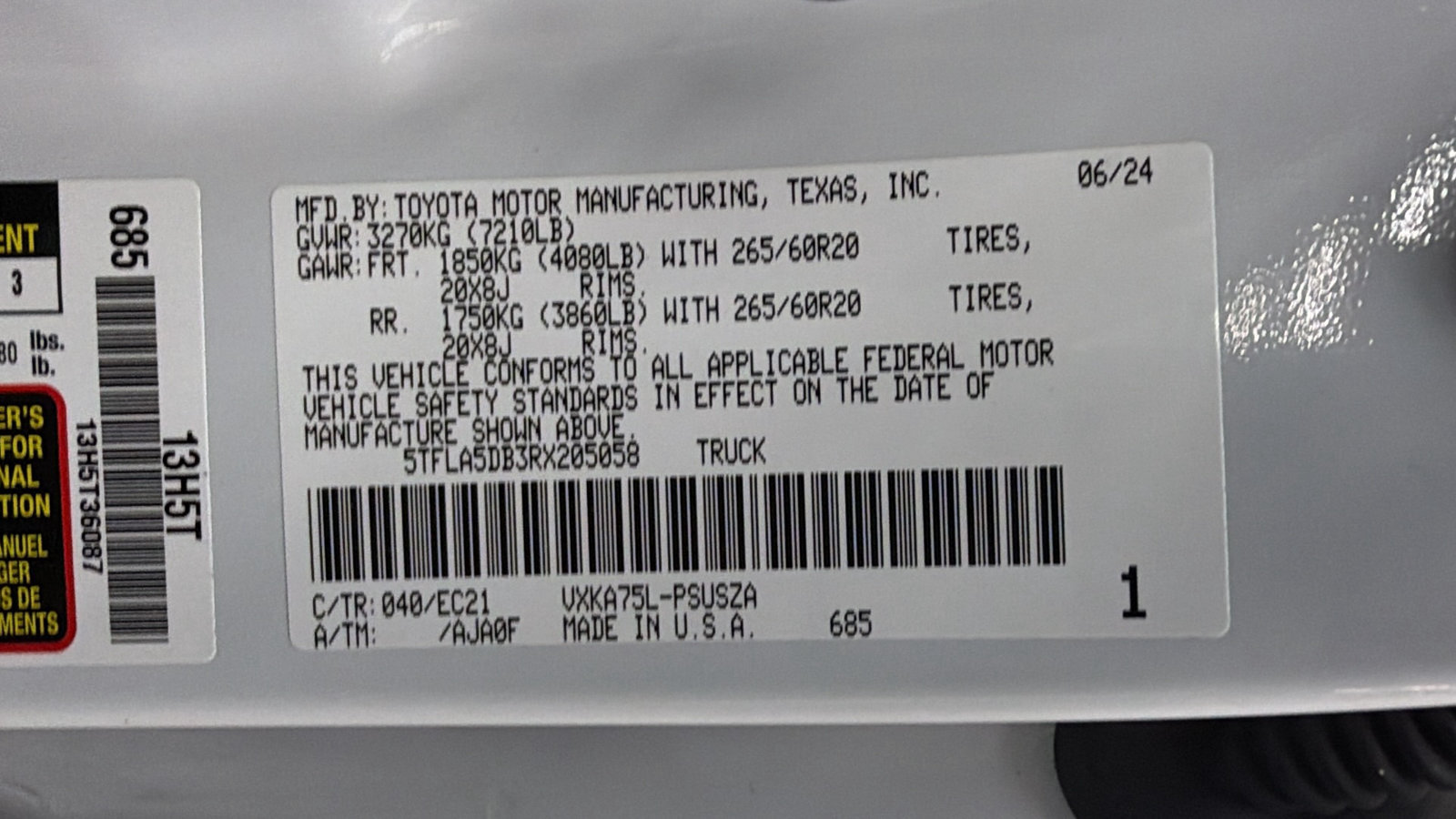 Used 2024 Toyota Tundra SR5 AWD/4WD image 39