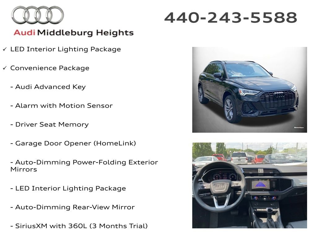 Certified 2025 Audi Q3 2.0T Premium w/ Convenience Package image 6