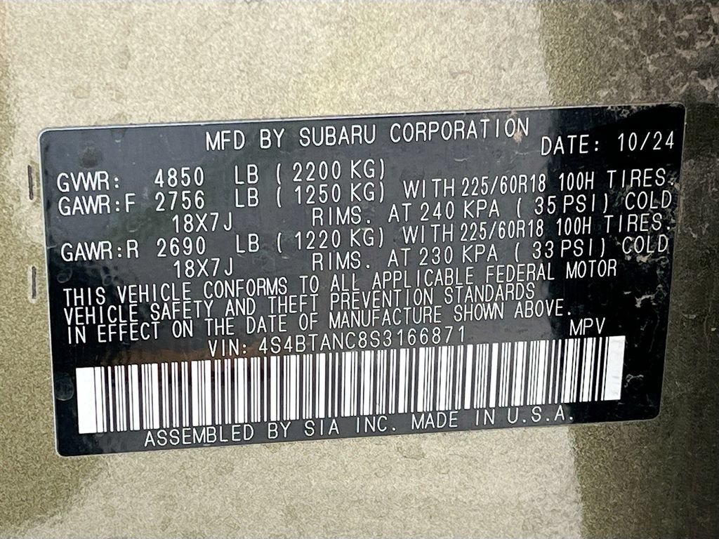 Used 2025 Subaru Outback Limited AWD/4WD image 34