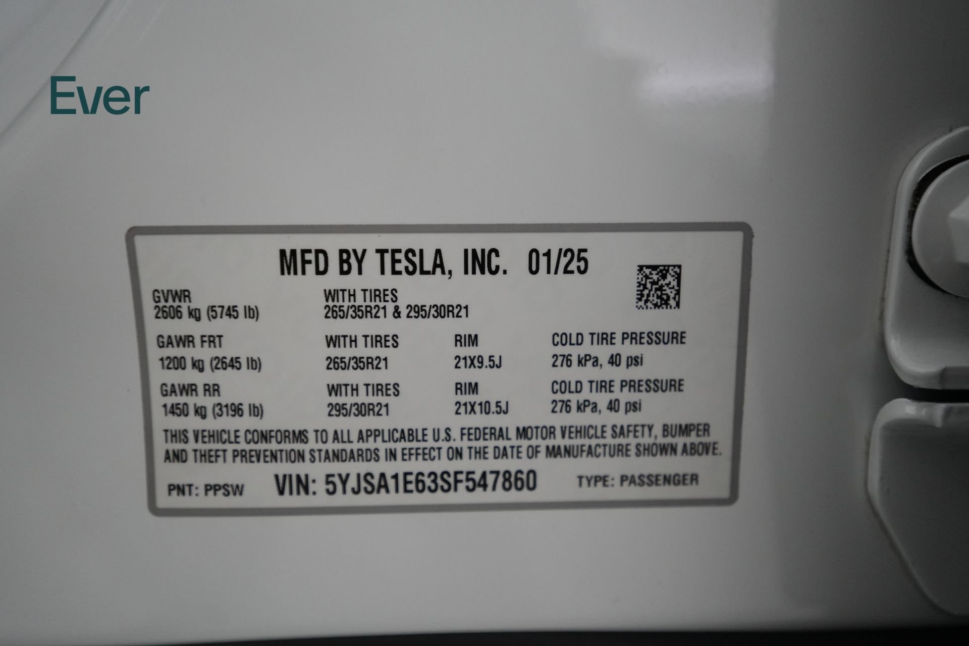 Used 2025 Tesla Model S Plaid AWD/4WD image 26
