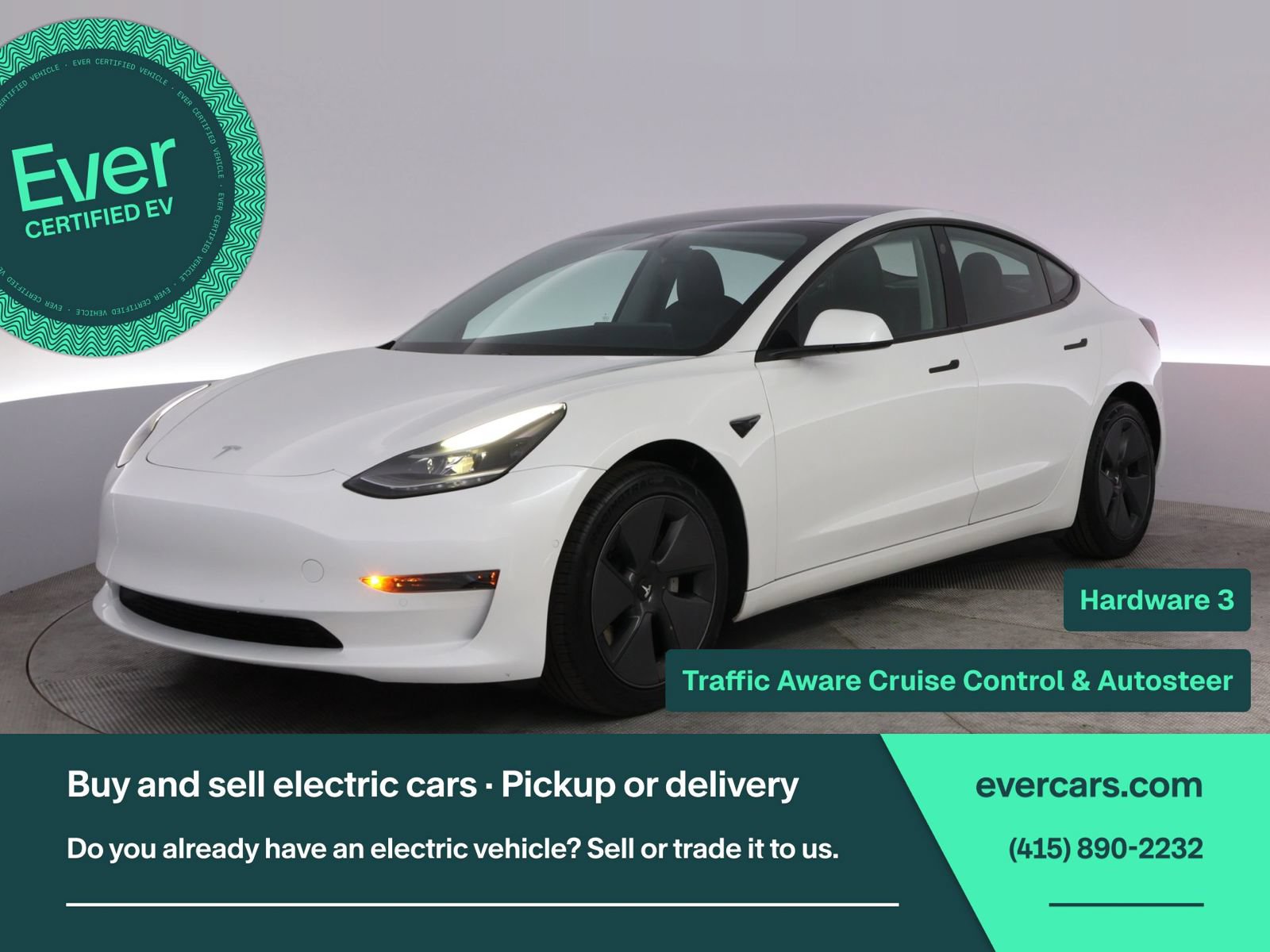 Used 2021 Tesla Model 3 Standard Range Plus
