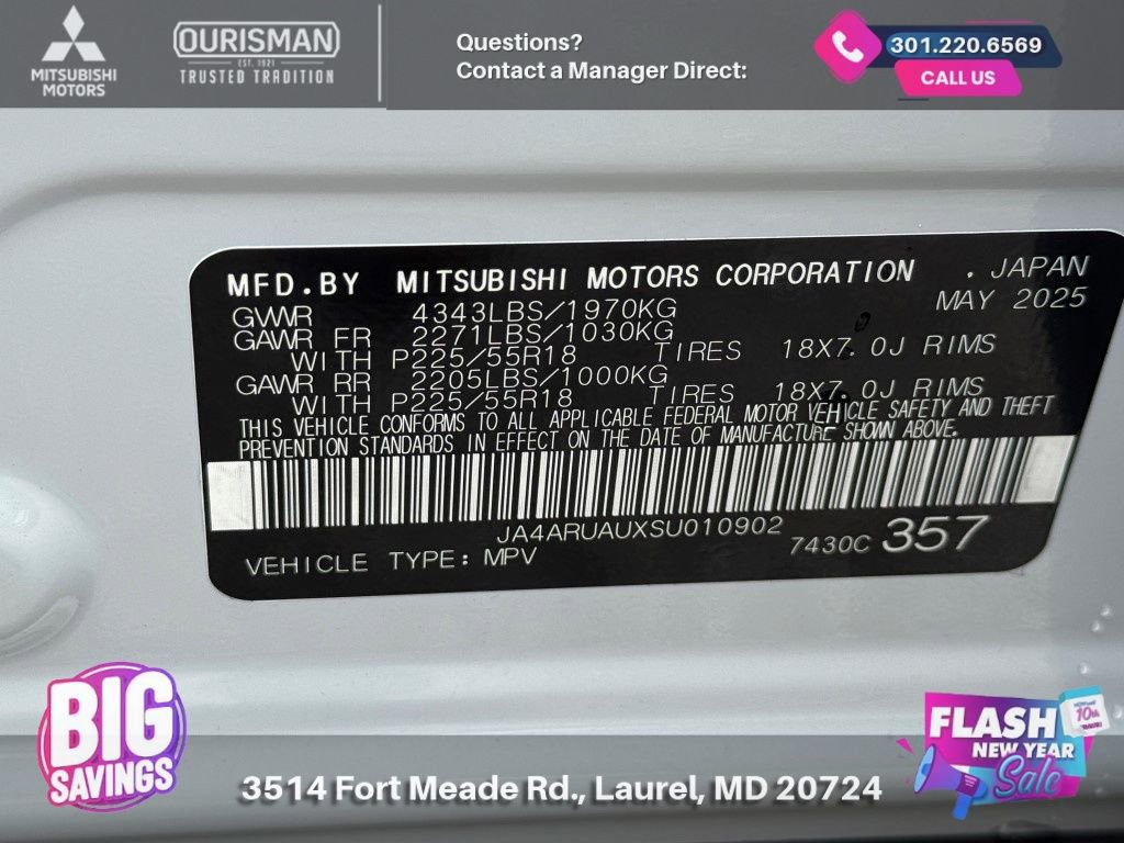 New 2025 Mitsubishi Outlander Sport AWD image 24