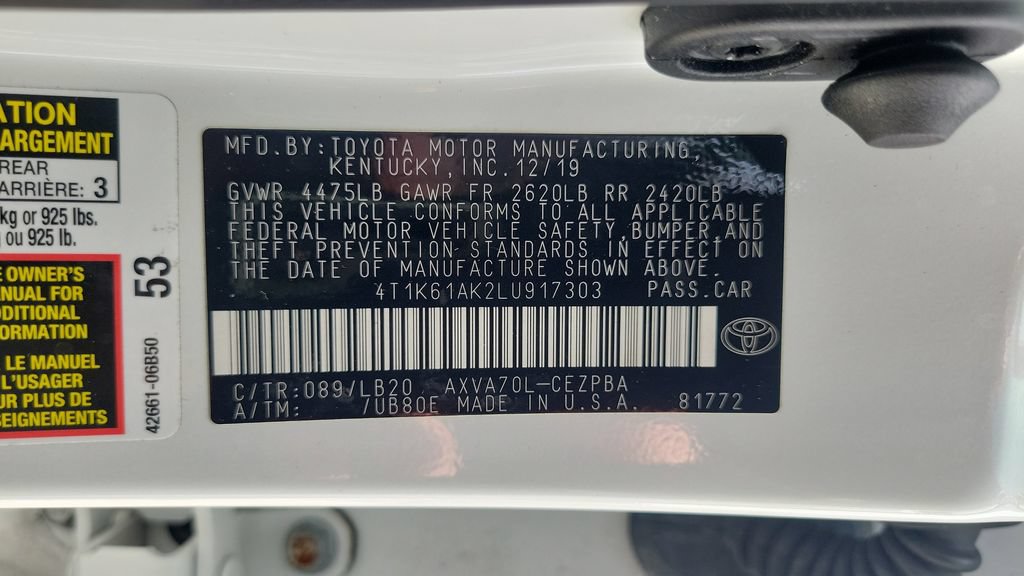 Used 2020 Toyota Camry XSE FWD image 26