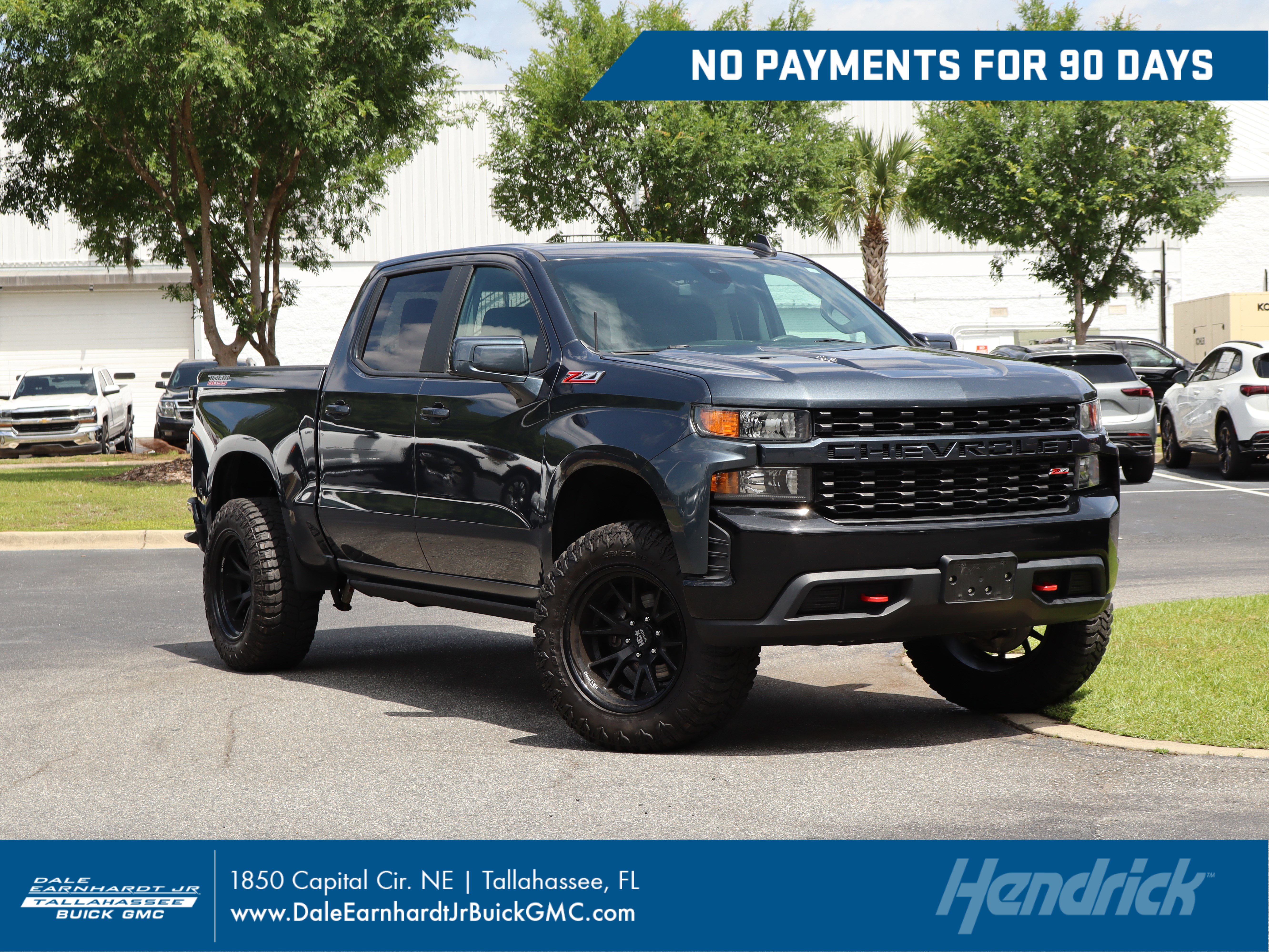 Used 2021 Chevrolet Silverado 1500 Custom Trail Boss w/ Safety Confidence Package AWD/4WD image 1