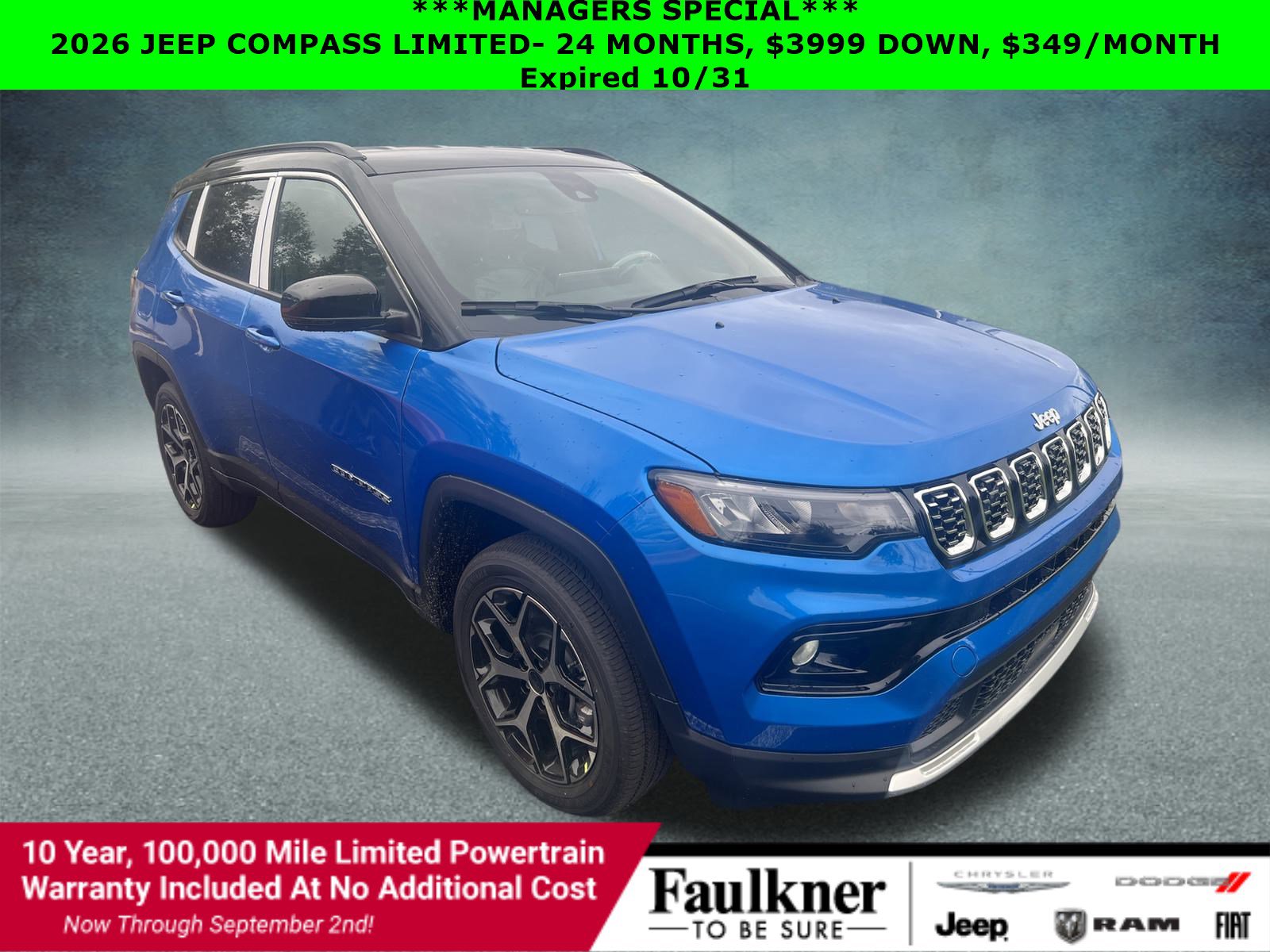 New 2026 Jeep Compass Limited