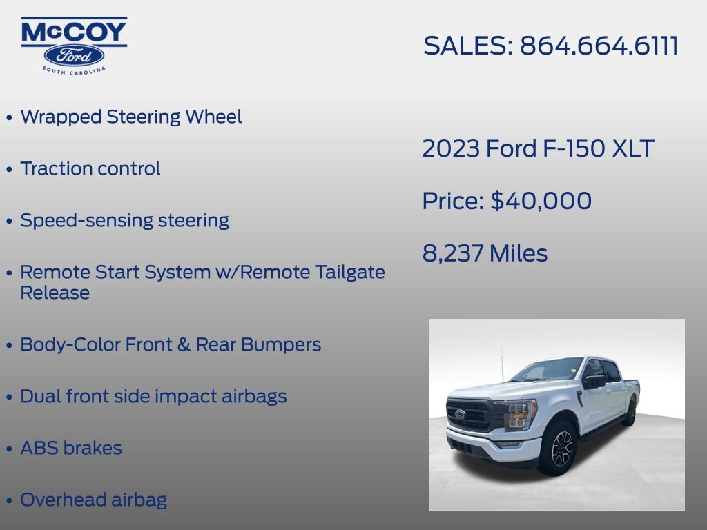 Used 2023 Ford F150 XLT w/ Equipment Group 302A High AWD/4WD image 21