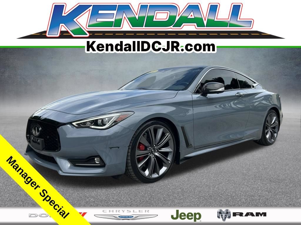 Used 2022 INFINITI Q60 Red Sport 400 w/ Carbon Fiber Package