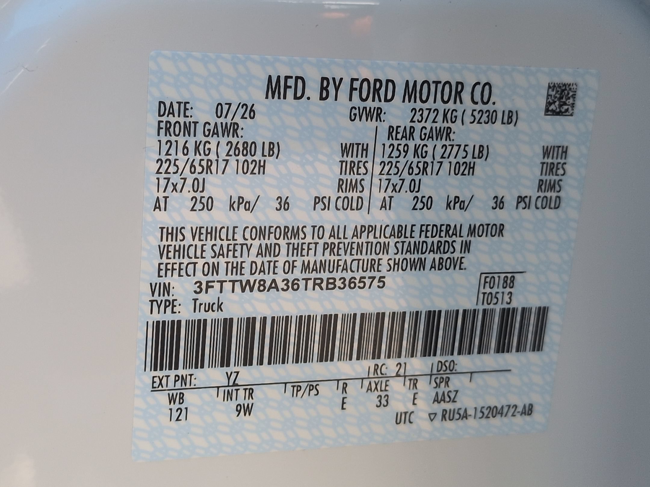New 2026 Ford Maverick XL FWD image 37