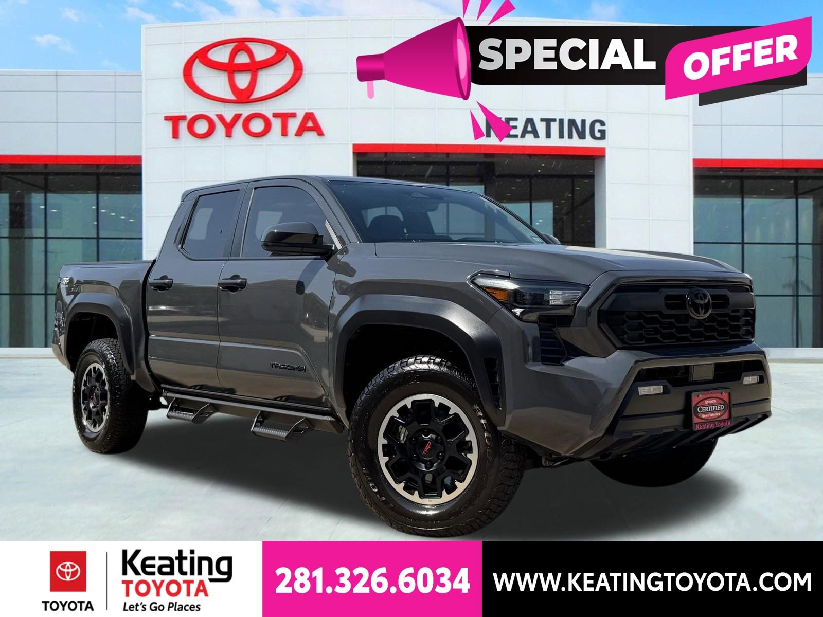 Certified 2025 Toyota Tacoma TRD Off-Road AWD/4WD image 1