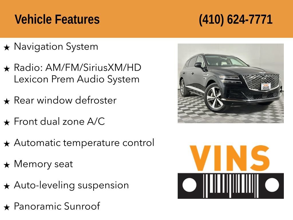 Used 2023 Genesis GV80 2.5T w/ Advanced Package AWD/4WD image 5