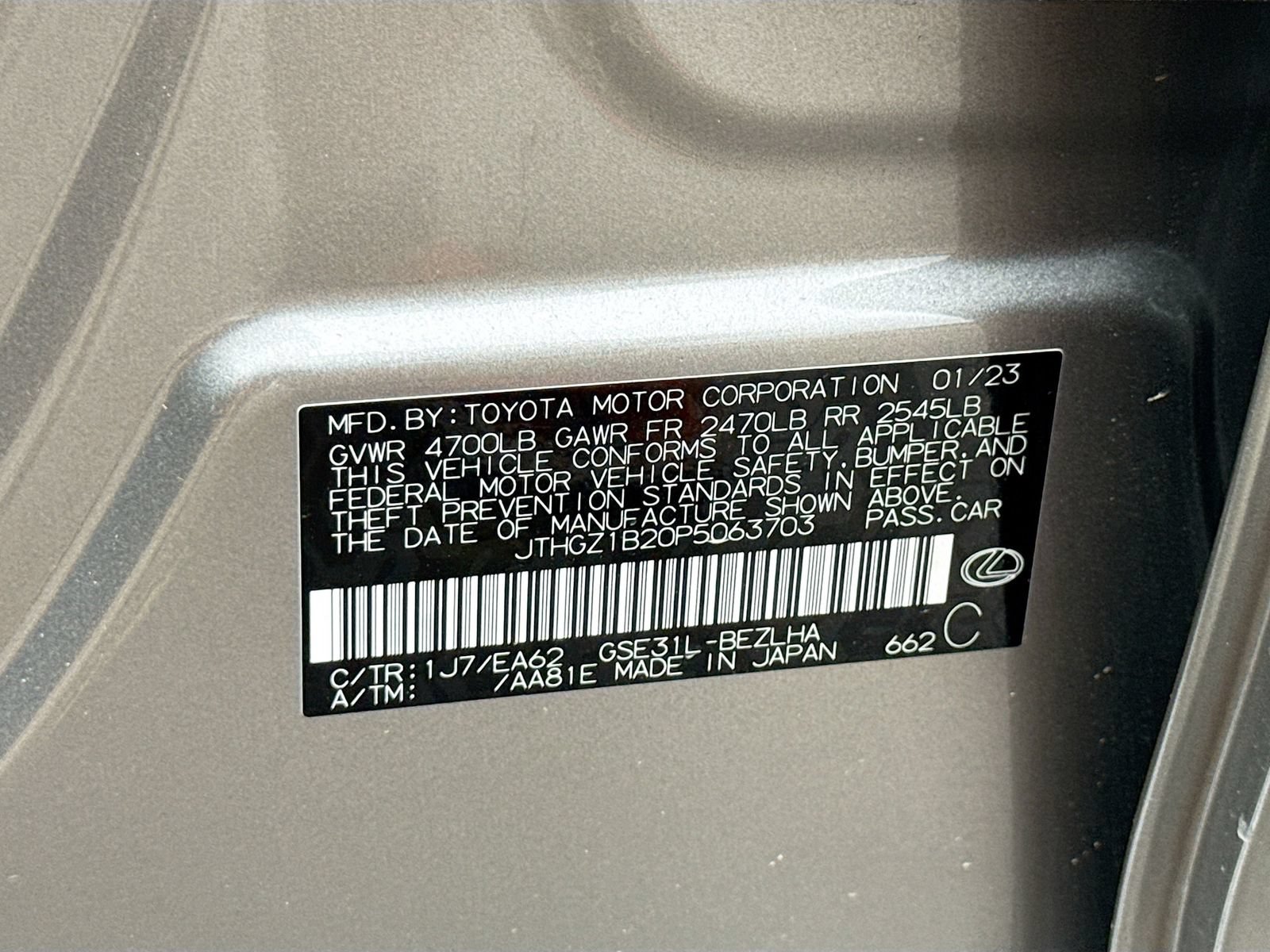Used 2023 Lexus IS 350 F Sport w/ Memory Package RWD image 30