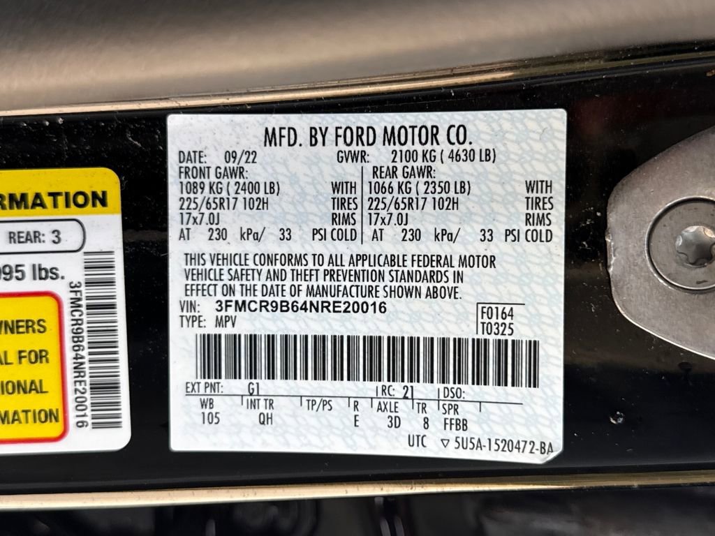 Used 2022 Ford Bronco Sport Big Bend w/ Convenience Package image 30