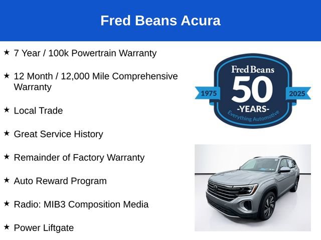 Used 2026 Volkswagen Atlas SE AWD/4WD image 3