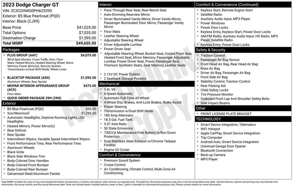 Used 2023 Dodge Charger GT w/ Plus Group image 6