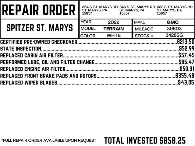 Used 2022 GMC Terrain SLT w/ Infotainment Package II image 4