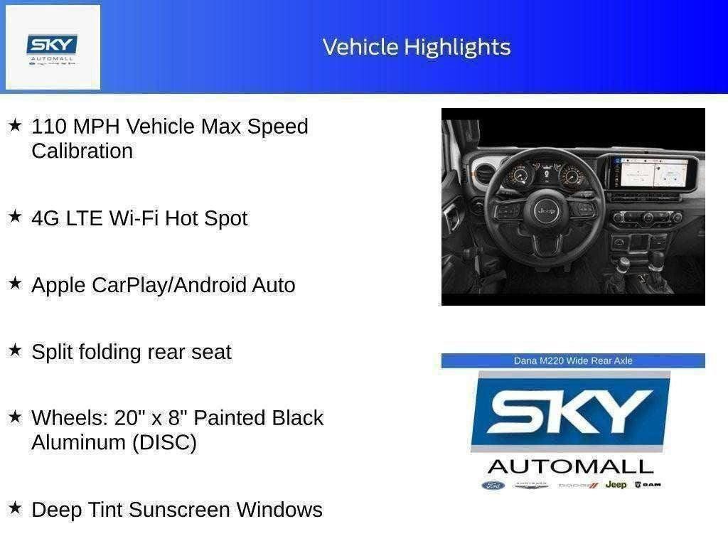 New 2025 Jeep Gladiator Sport image 78