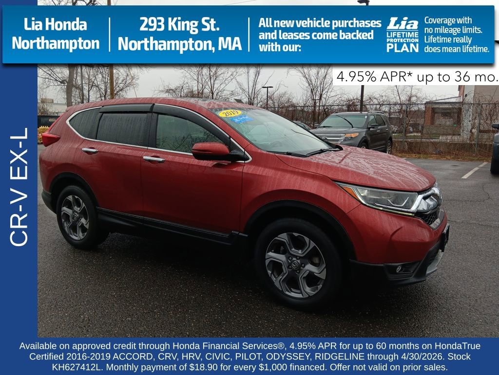 Used 2019 Honda CR-V EX-L image 1
