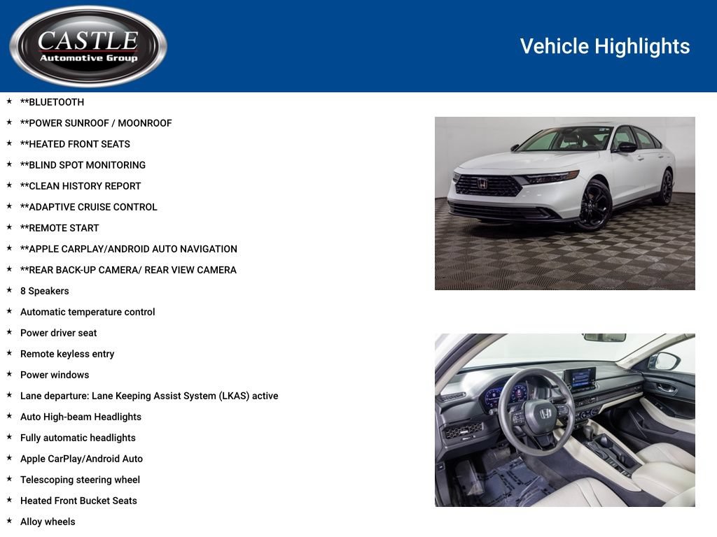 Used 2025 Honda Accord SE image 3